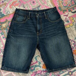 Levi's Dark Blue Jean Shorts